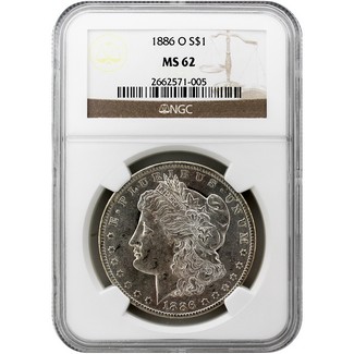 1886-O Morgan Dollar NGC MS-62