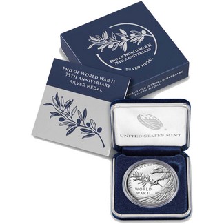 (2020) 75th Anniversary End of World War II Silver Medal in OGP