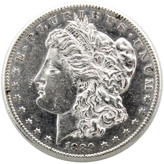 1889 S Morgan Silver Dollar AU/BU Condition