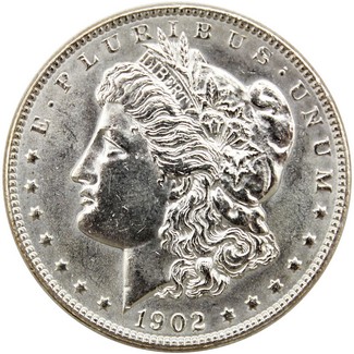 1902 P Morgan Silver Dollar Brilliant Uncirculated Condition
