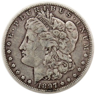 1897 O Morgan Silver Dollar VF/XF Condition