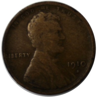1910 S Lincoln Cent Very Good Condition